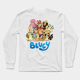 happy family bluey Long Sleeve T-Shirt